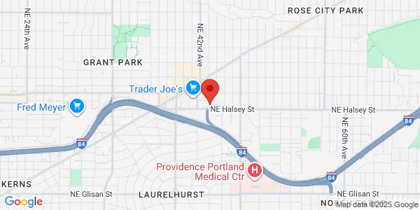 Map of 4275 Northeast Halsey Street Portland, OR 97213