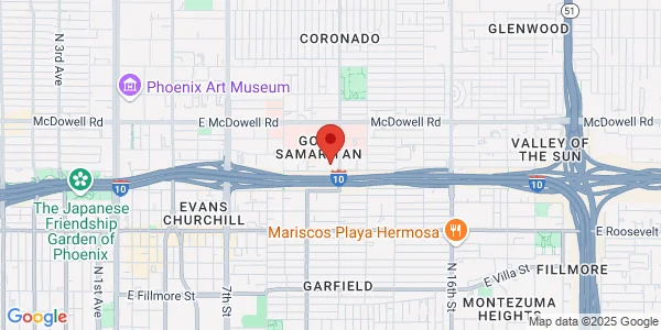 Map of 1300 N 12th St Ste 520 Phoenix, AZ 85006