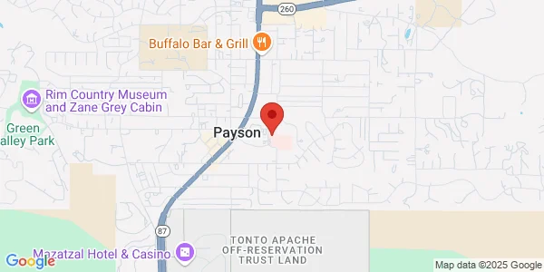 Map of 807 S Ponderosa St Payson, AZ 85541
