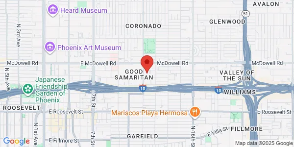 Map of 1441 N 12th St Phoenix, AZ 85006