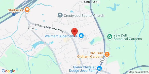 Map of 6580 Kenwood Crossing Rd Crestwood, KY 40014