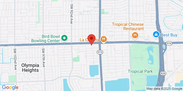 Map of 8840 Bird Rd Ste 300 Miami, FL 33165