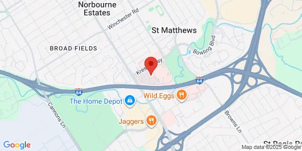 Map of 3900 Kresge Way Louisville, KY 40207