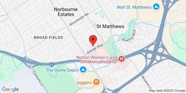 Map of 4001 Kresge Way Ste 200 Louisville, KY 40207