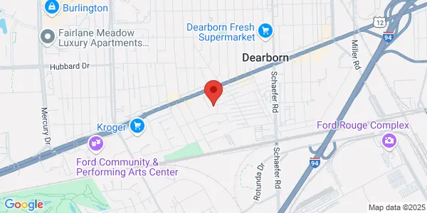 Map of 4407 Roemer St Dearborn, MI 48126