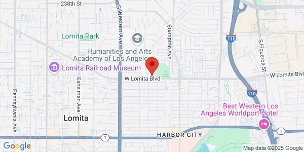 Map of 1403 Lomita Blvd Ste 107 Harbor City, CA 90710