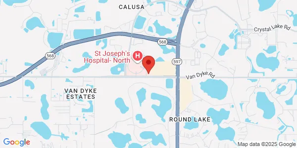 Map of 4091 Van Dyke Rd Lutz, FL 33558