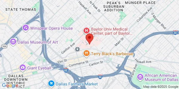 Map of 3410 Worth St Suite 770 Dallas, TX 75246