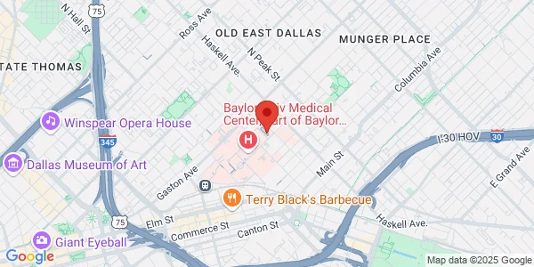 Map of 3900 Junius St Suite 100 Touchstone Medical Imaging Dallas, TX 75246