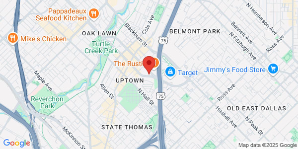 Map of 2727 E Lemmon Ave Dallas, TX 75204