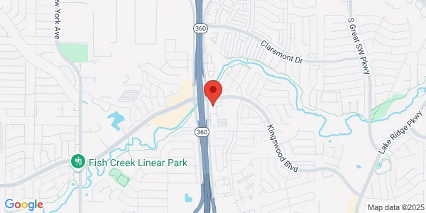 Map of 3095 Kingswood Blvd Grand Prairie, TX 75052
