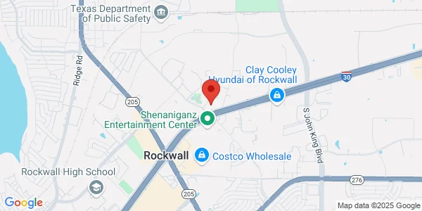Map of 1975 Alpha Ste 100 Rockwall, TX 75087