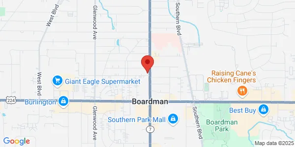 Map of 6960 Market St Boardman, OH 44512