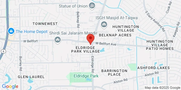 Map of 8785 W Bellfort Blvd Houston, TX 77071