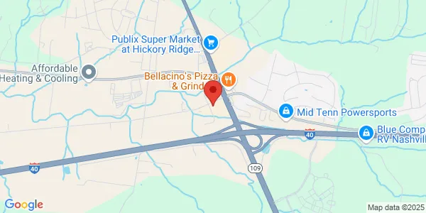 Map of 6650 Eastgate Blvd Ste 104 Lebanon, TN 37090