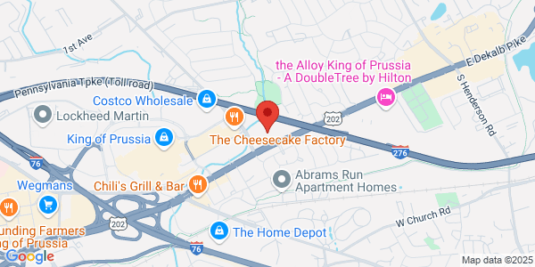 Map of 570 W Dekalb Pike Ste 116 King of Prussia, PA 19406