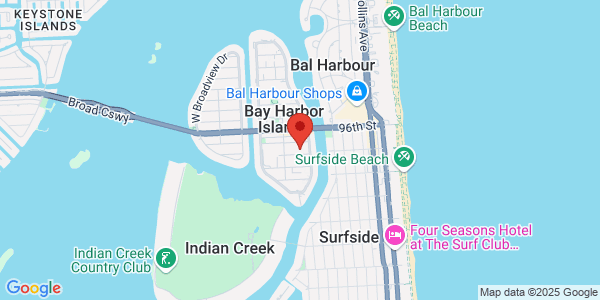 Map of 1150 Kane Concourse Fl 4 Bay Harbor Islands, FL 33154