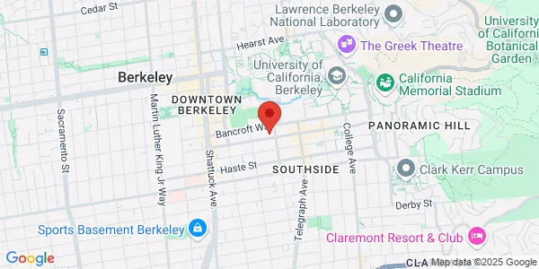 Map of 2339 Durant Ave Berkeley, CA 94704