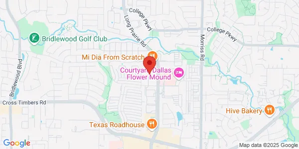 Map of 4335 Windsor Centre Trl Ste 140 Flower Mound, TX 75028