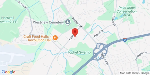 Map of 24 Hartwell Ave Fl 2 Lexington, MA 02420