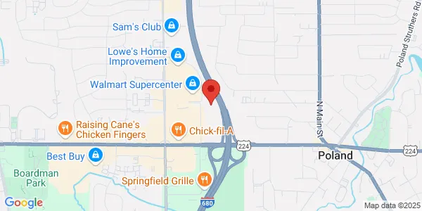 Map of 7067 Tiffany Blvd Youngstown, OH 44514