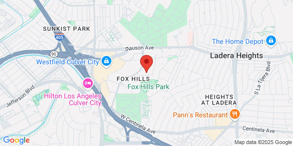 Map of 5847 Uplander Way Culver City, CA 90230