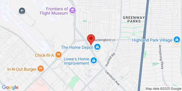 Map of 6310 Lemmon Ave Ste 150 Dallas, TX 75202