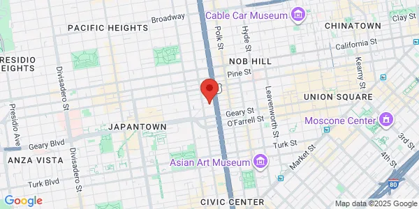 Map of 1 Daniel Burnham Ct Ste 400 San Francisco, CA 94109