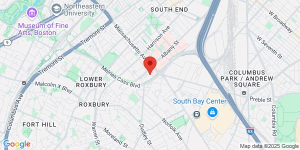 Map of 7 Melnea Cass Blvd Boston, MA 02119