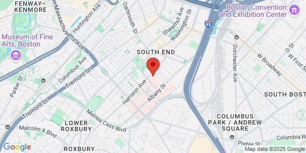 Map of 720 Harrison Ave Boston, MA 02118