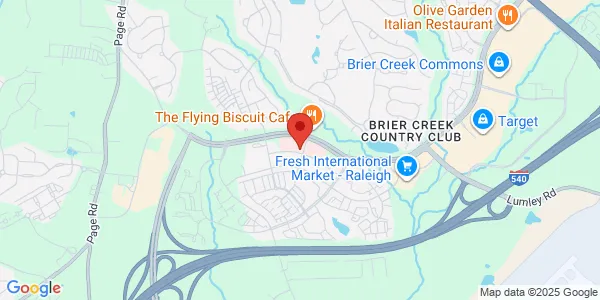 Map of 10207 Cerny St Raleigh, NC 27617