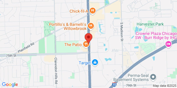 Map of 7372 Kingery Hwy Darien, IL 60561
