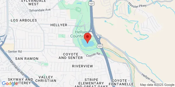 Map of 571 Cottonwood Dr San Jose, CA 95131