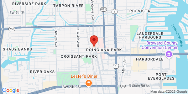 Map of 1601 S Andrews Ave Ste 118 Fort Lauderdale, FL 33315