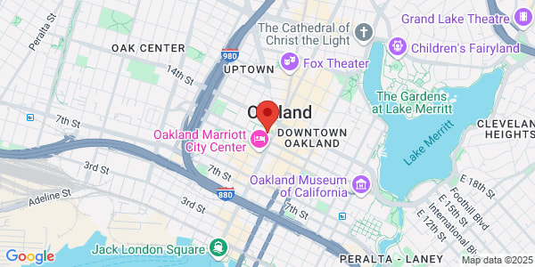 Map of 1221 Broadway Oakland, CA 94612