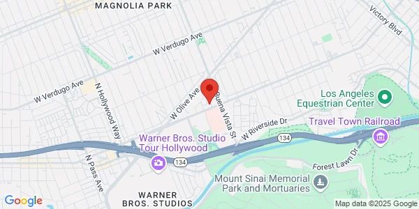 Map of 2601 W Alameda Ave Ste 101 Burbank, CA 91505