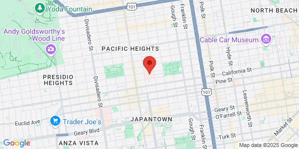 Map of 2351 Clay St Ste 100 San Francisco, CA 94115