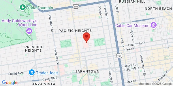 Map of 2340 Clay St San Francisco, CA 94115