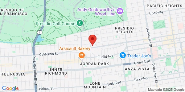 Map of 3700 California St San Francisco, CA 94118