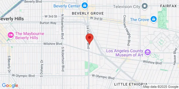 Map of 50 N La Cienega Blvd Ste 310 Beverly Hills, CA 90211
