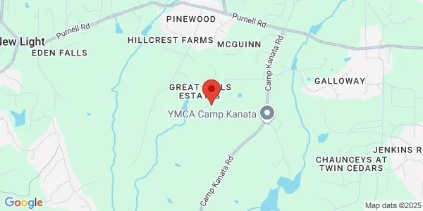 Map of 7024 Shady Glen Ln Wake Forest, NC 27587