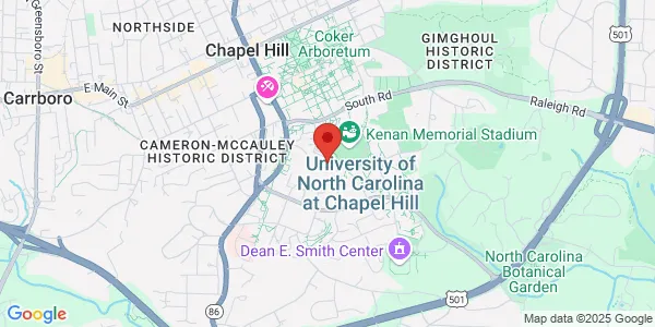 Map of James A Taylor Building CB  7470 Chapel Hill, NC 27599