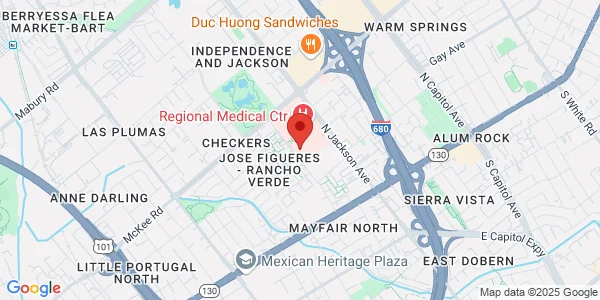 Map of 200 Jose Figueres Ave Ste 199 San Jose, CA 95116