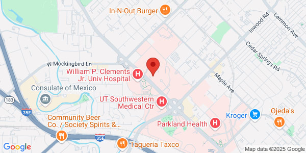 Map of 6202 Harry Hines Blvd Dallas, TX 75235