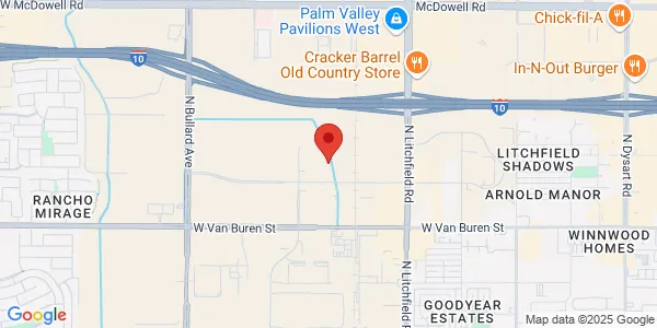 Map of 14200 W Celebrate Life Way Goodyear, AZ 85338