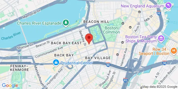 Map of 399 Boylston St Boston, MA 02116