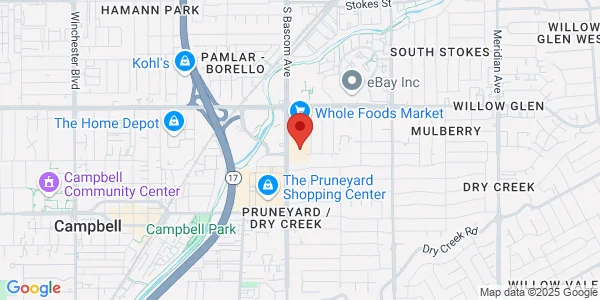 Map of 1760 S Bascom Ave Ste 140 Campbell, CA 95008