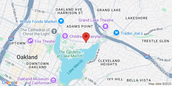 Map of 411 Grand Ave Oakland, CA 94610