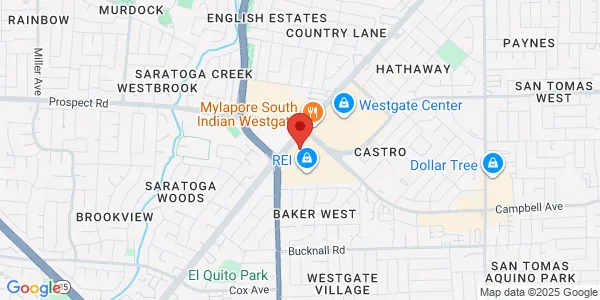 Map of 1390 El Paseo de Saratoga San Jose, CA 95130