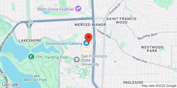 Map of 3251 20th Ave Ste 320 San Francisco, CA 94132